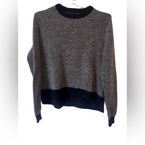 COS Two-Tone Gray and Black Sweater